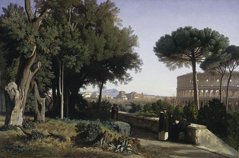 Jean-Achille Benouville Colosseum Viewed from the Palatine Norge oil painting art